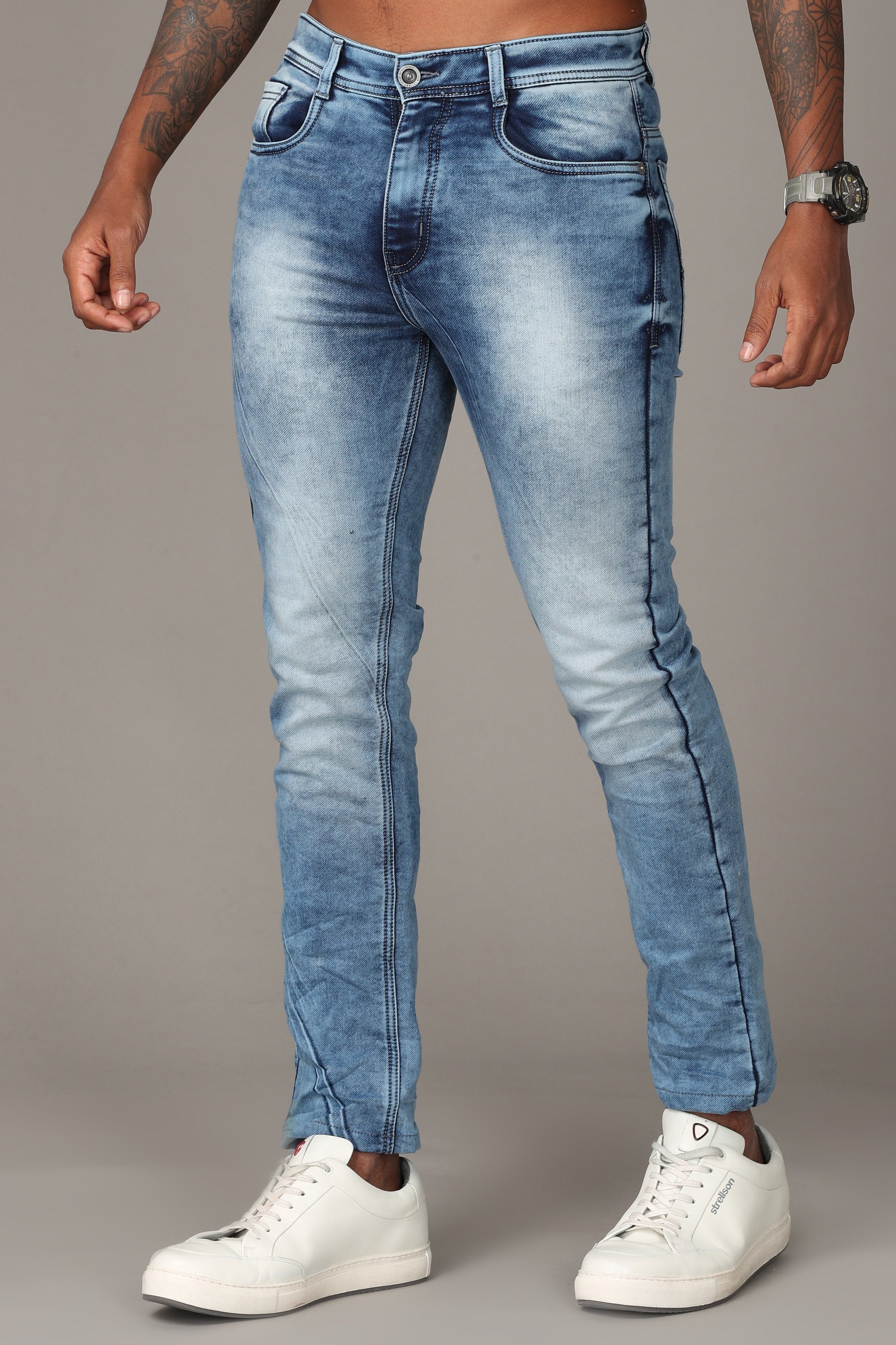 Blue with Light Fade Jeans Jeans KEF 30 