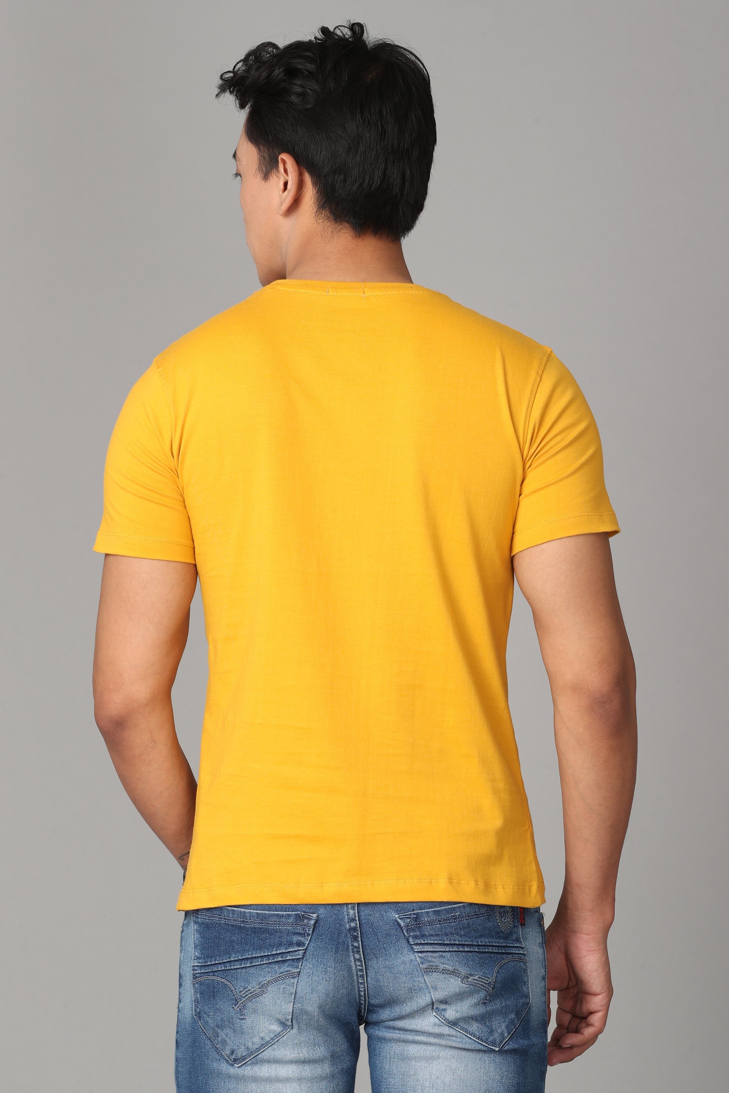 Travel Yellow T-Shirt T-Shirt KEF 